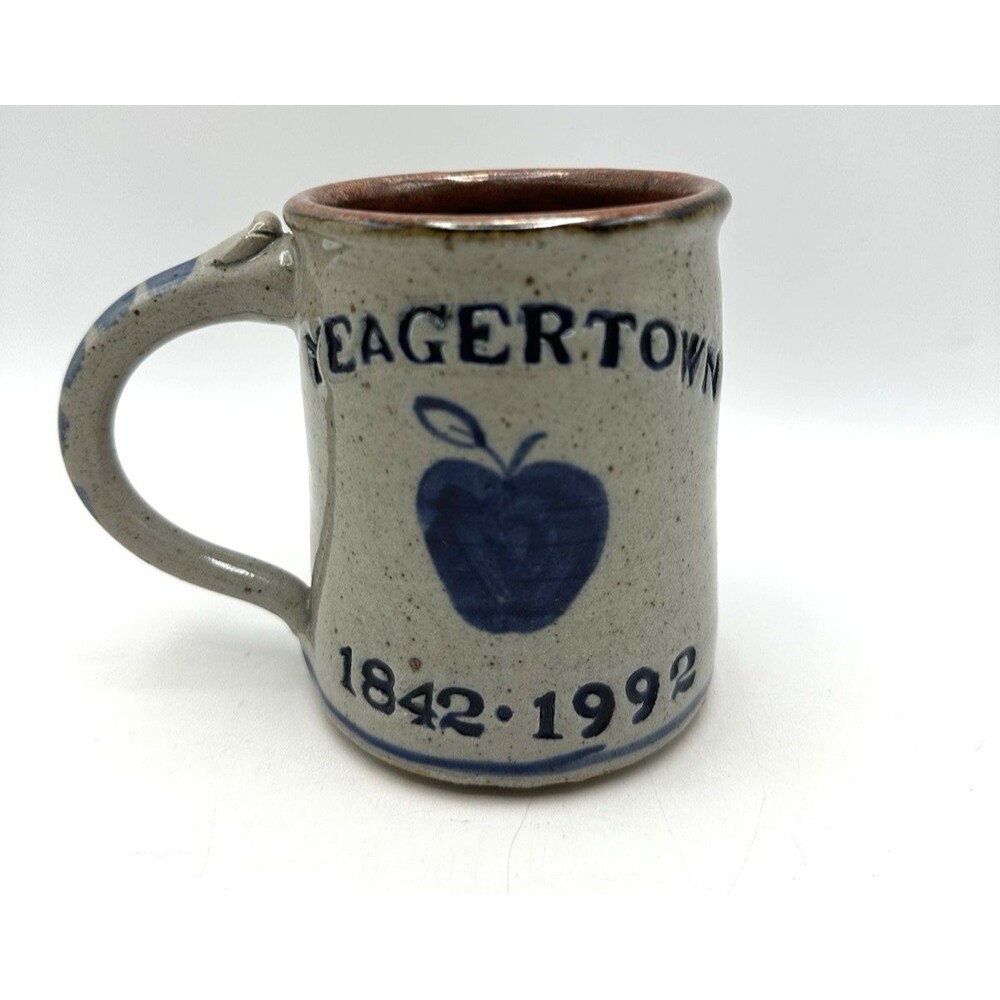 Don Harvey Salt Glazed Stoneware Mug YEAGERTOWN 1842-1992 Pottery